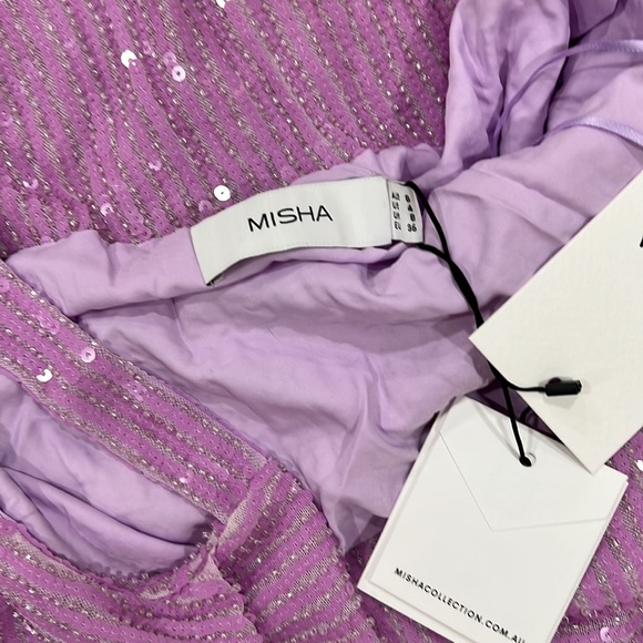 MISHA Maxie Dress in Lilac - Picture 5 of 13